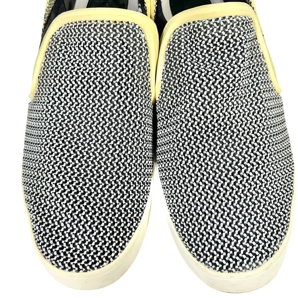 Adidas Y-3 Yohji Yamamoto Laver Slip On Sneakers Shoes Mens 8.5 Black White